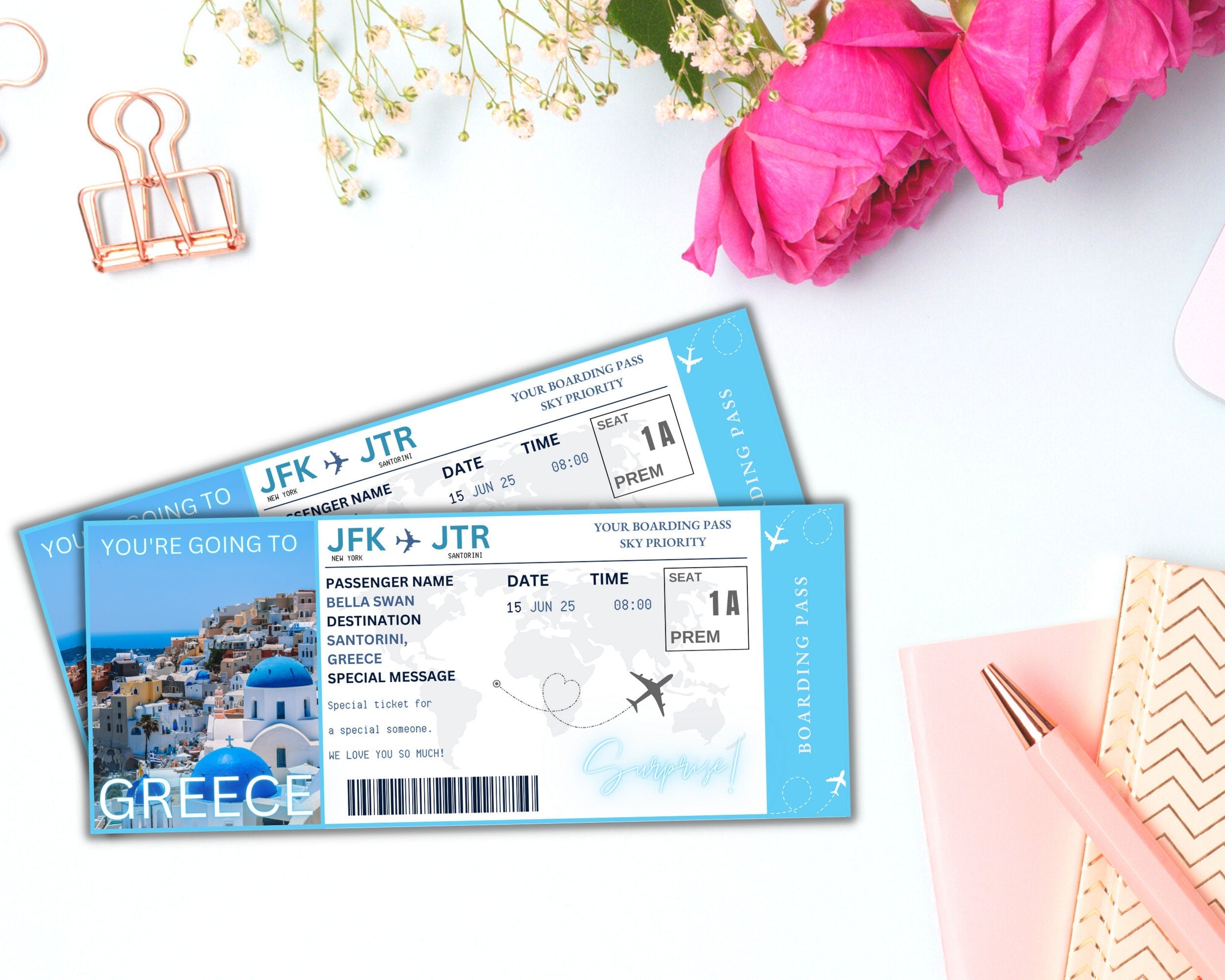 Travel Ticket Surprise