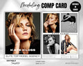 Editable Modeling Comp Card Template, Canva Z Card (8.5x11) COMP CARD, Fashion Resume, Modelling Comp Card Template, Zed Card, Model