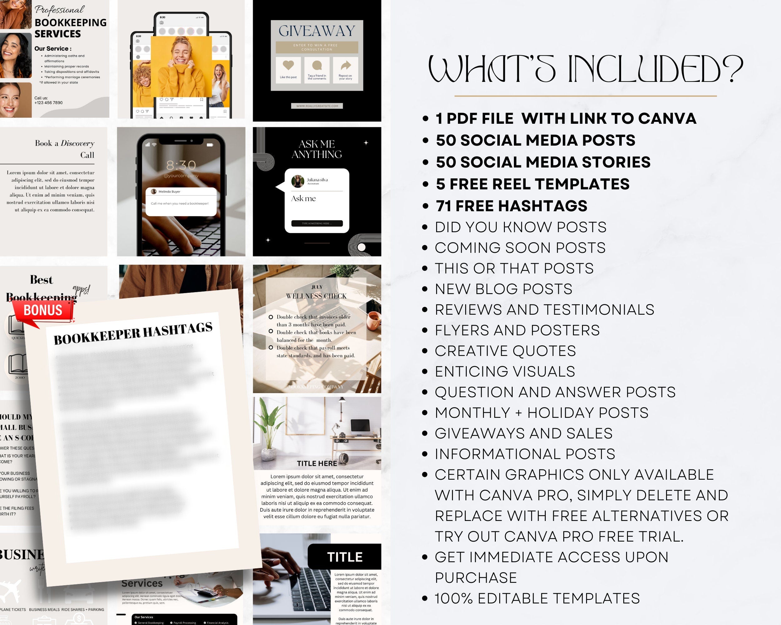 105 Bookkeeper Instagram Posts