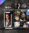 Car Dealership Instagram Templates | Luxe Gold Theme (Canva)