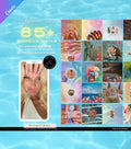 Nail Tech Instagram Templates | Nail Tech Instagram Posts | Nail Tech Instagram Posts | Summer Nails Social Media Posts | SUMMER EDITION
