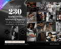 230+ Social Media Instagram Posts | Agency Marketing Templates (Digital Download)