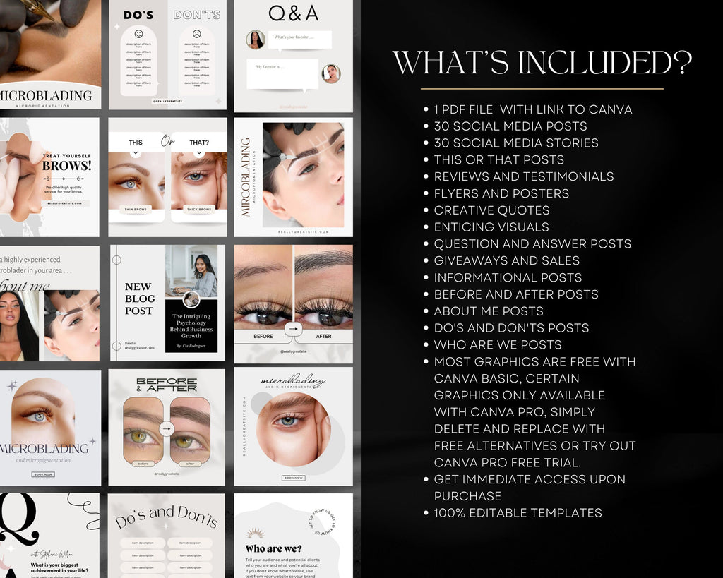 60+ PMU BROWS Social Media Templates | Microblading Instagram | PMU Instagram, Brow Tech, Powder Brows, Pmu Brows, Pmu Artist, Pmu Templates