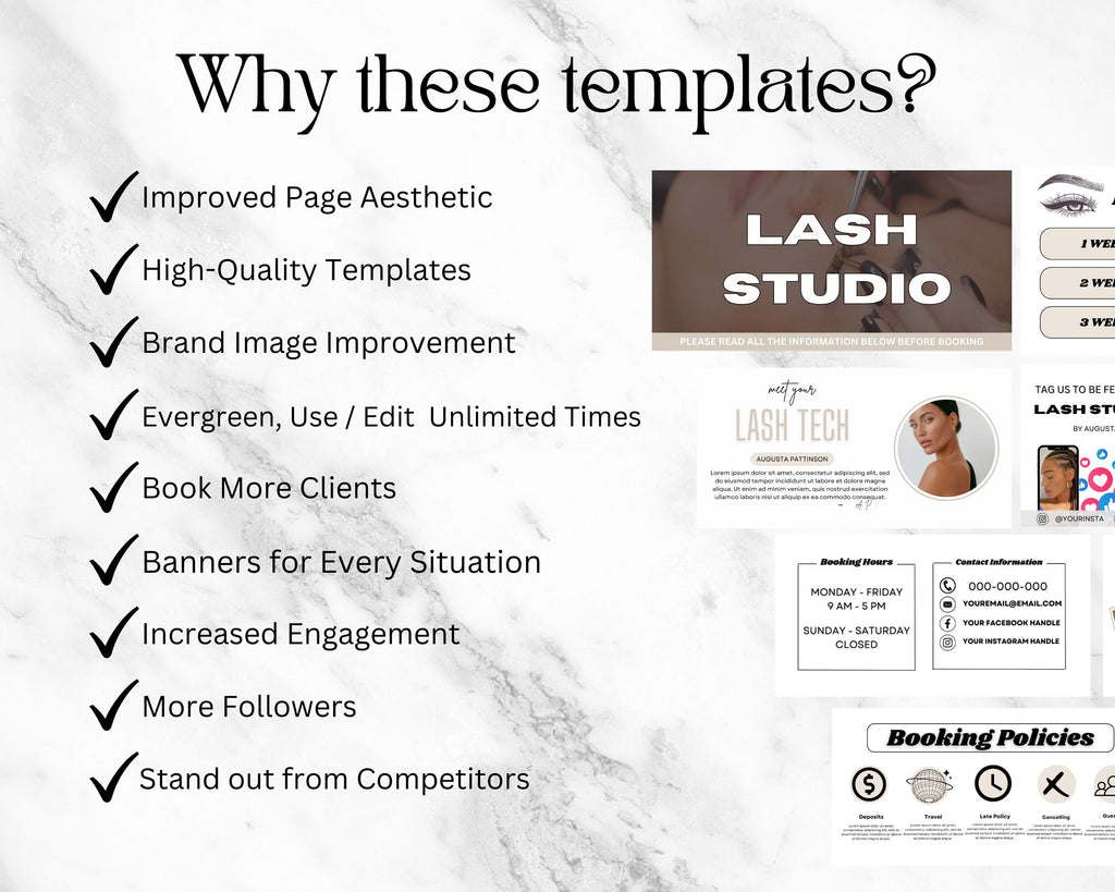 Acuity Scheduling Site Template, Editable DIY Booking Site Template, DIY Acuity Site, Booking Site, Lash Tech Acuity Template, Luxury Site