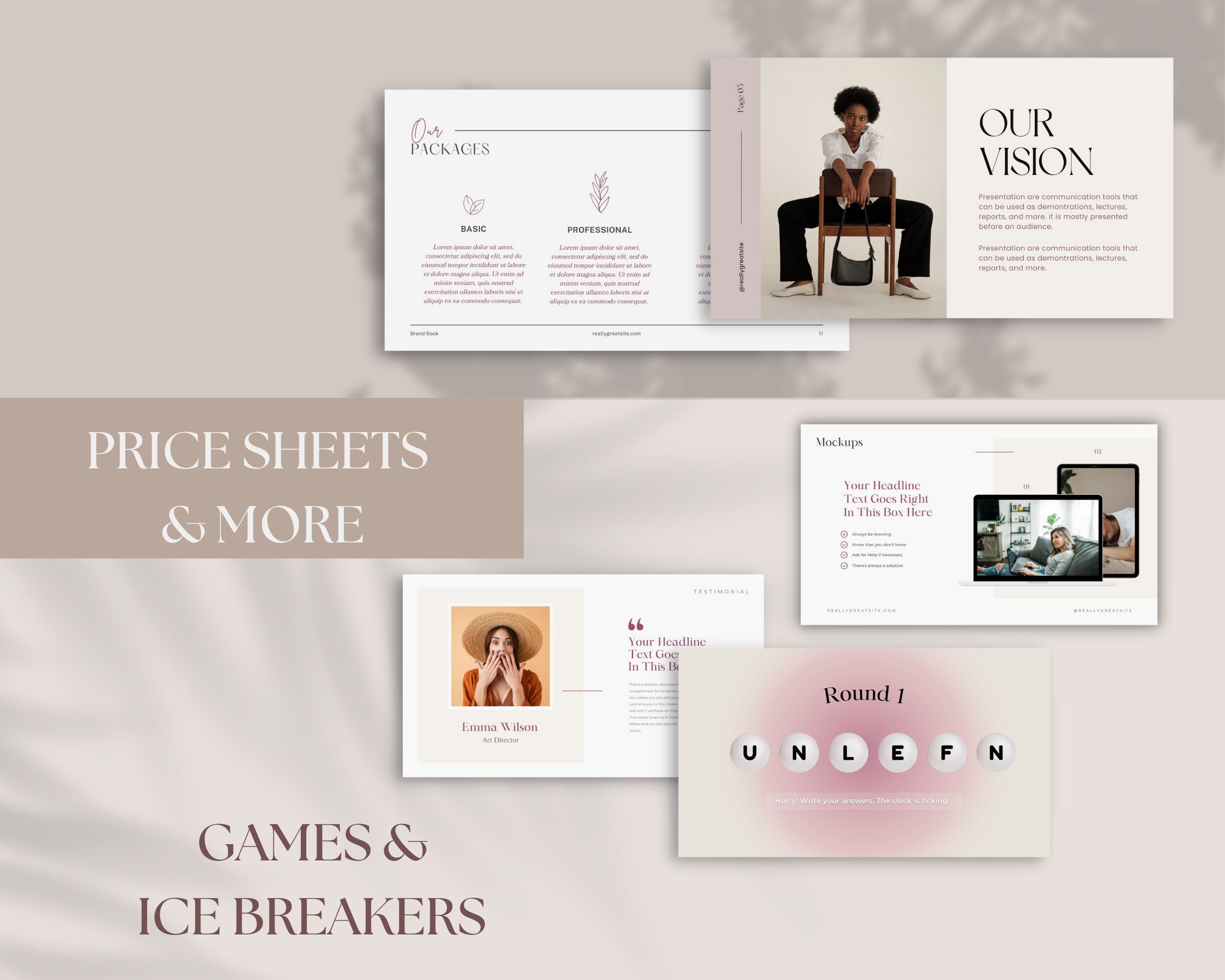 Webinar Slide Deck Canva Template, Pitch Deck Template, Course Slide Deck, Social Media Coach,  Coaching Webinar Template, Canva Slide Deck
