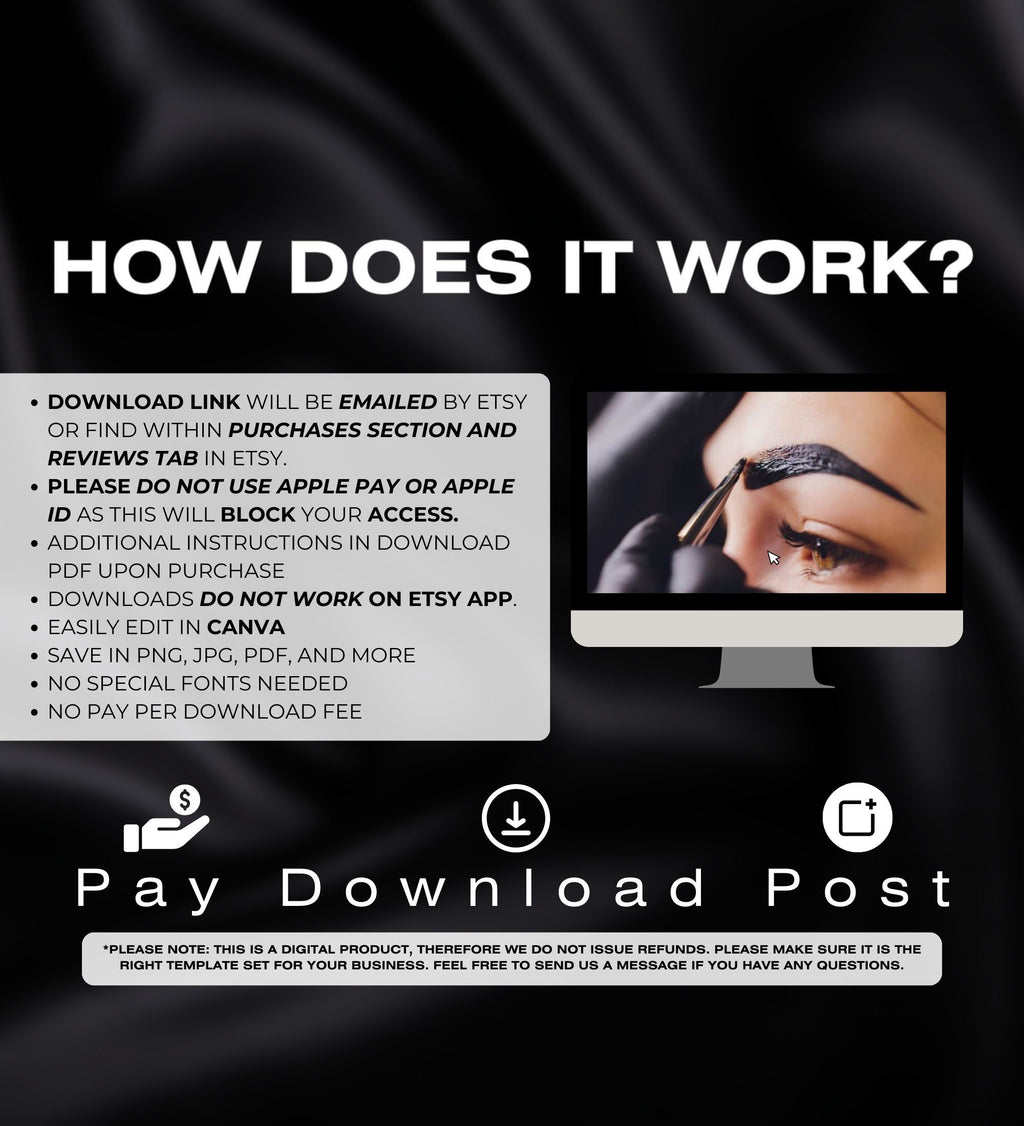 Brow Tech Instagram Templates | Brow Tech Instagram Posts | Brow Tech Instagram | Eyebrow Artist Social Media Instagram Posts | Brow Tech