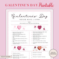 Galentines Day Games Printable Adult Valentine's Day Party Ladies Night Game Ideas Girls Night In Galentines Day Game Fun Office Party Games