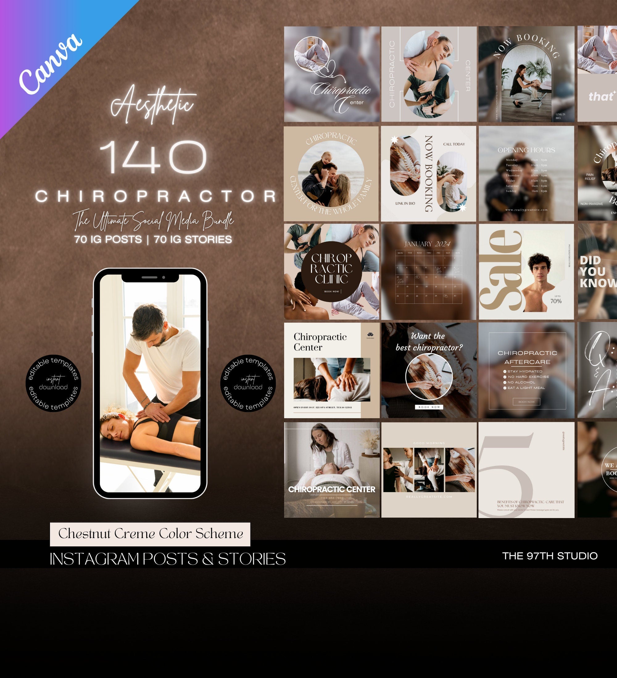 Chiropractor Instagram Posts | Chiropractor Digital Marketing | Social Media | Chiropractic Clinic Instagram | Social Media Instagram Posts