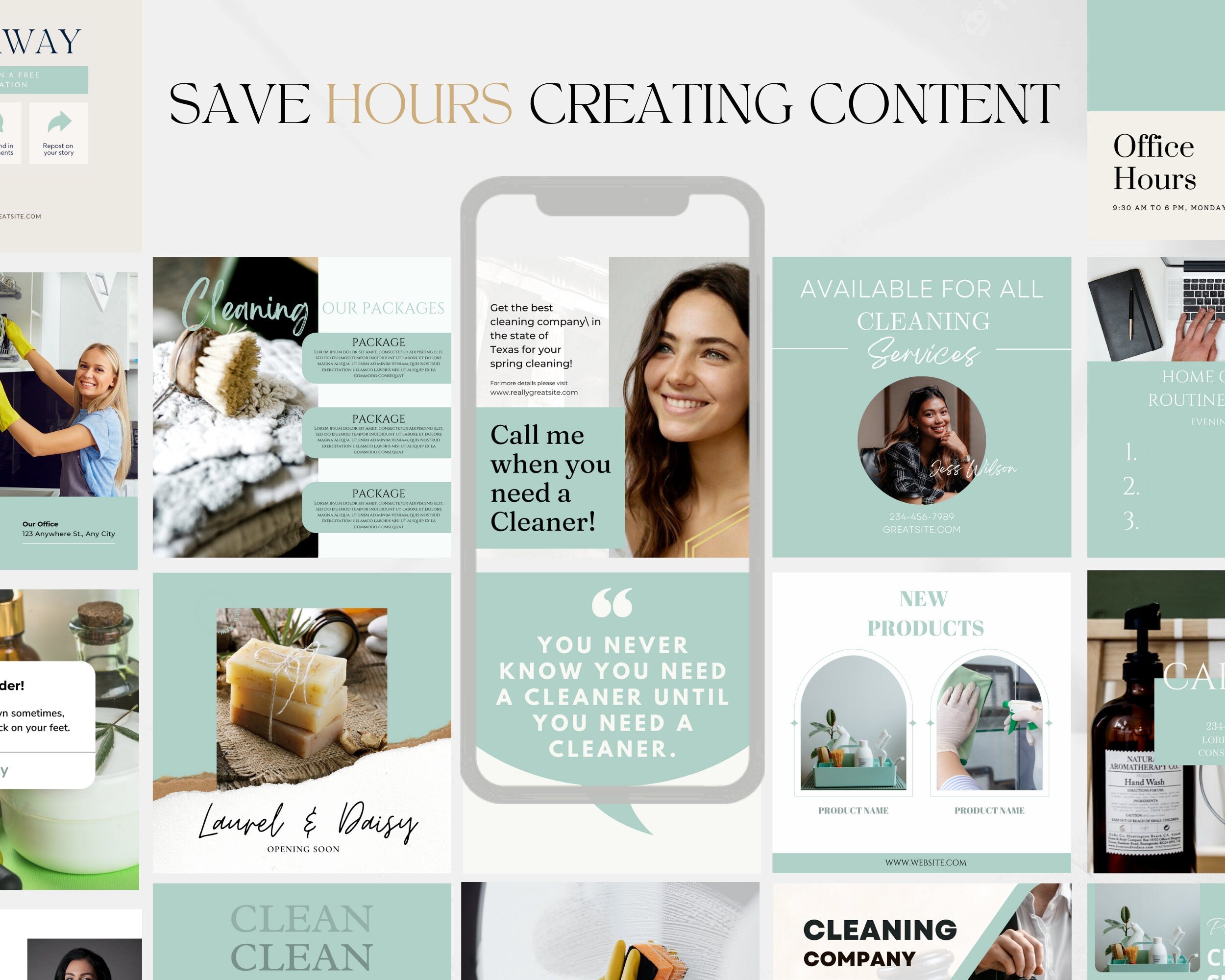 Cleaning Business Instagram, Professional Cleaner Marketing, Cleaning Instagram Templates, Business Social Media, Cleaning Business Content