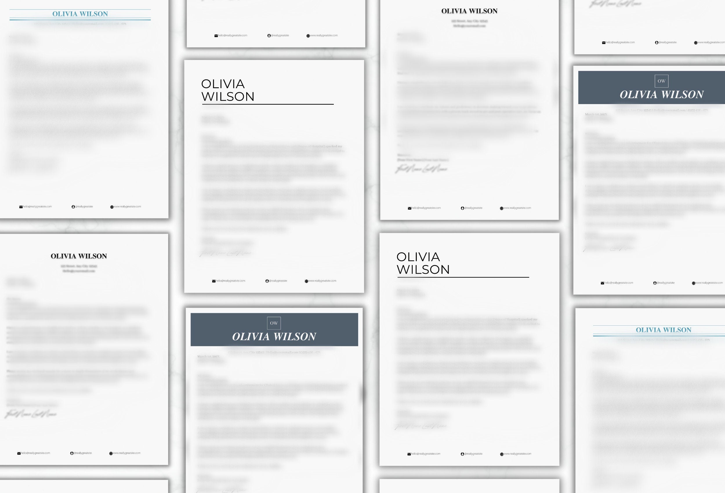 Nurse Cover Letter Template, Pre-Written, Canva (Digital Download)