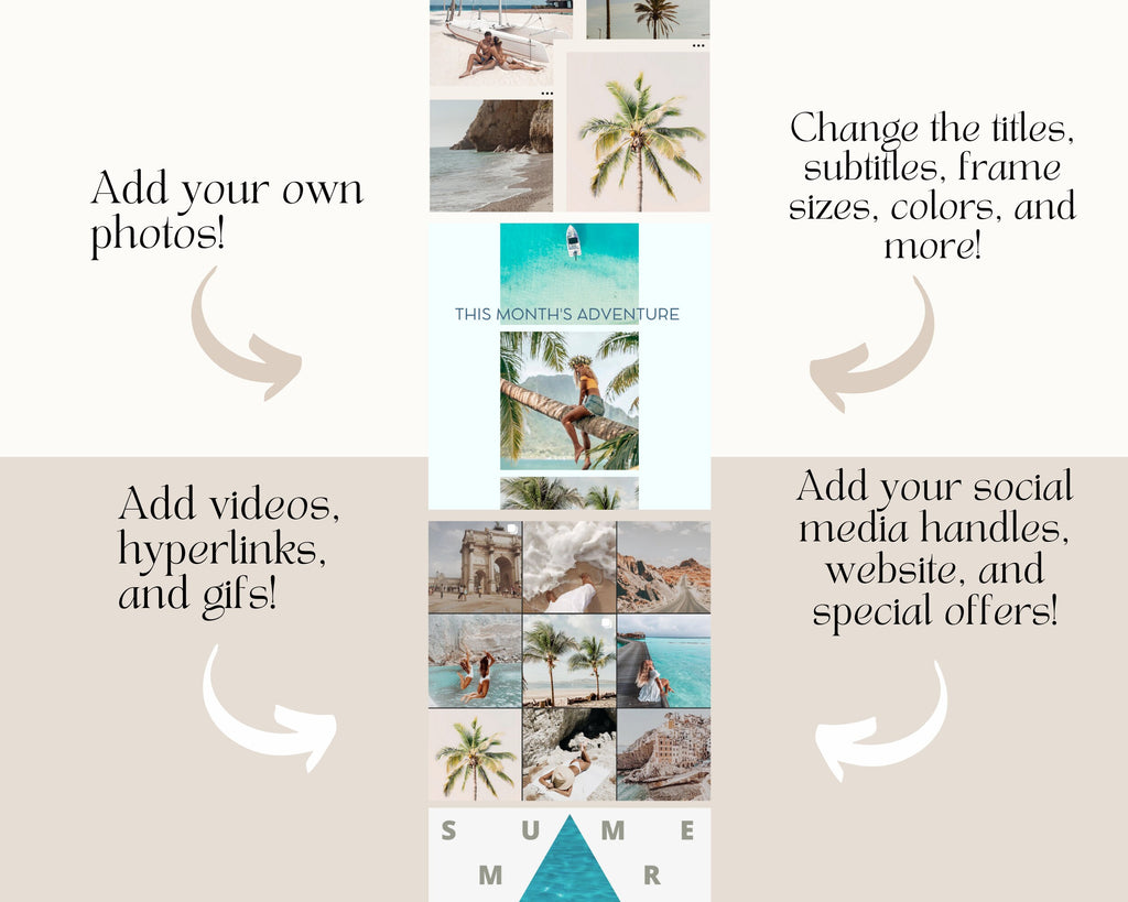 100 TRAVEL Instagram Templates | Travel Agent Instagram Post | Travel Blogger Templates | Travel Influencer Instagram | Vacation Templates