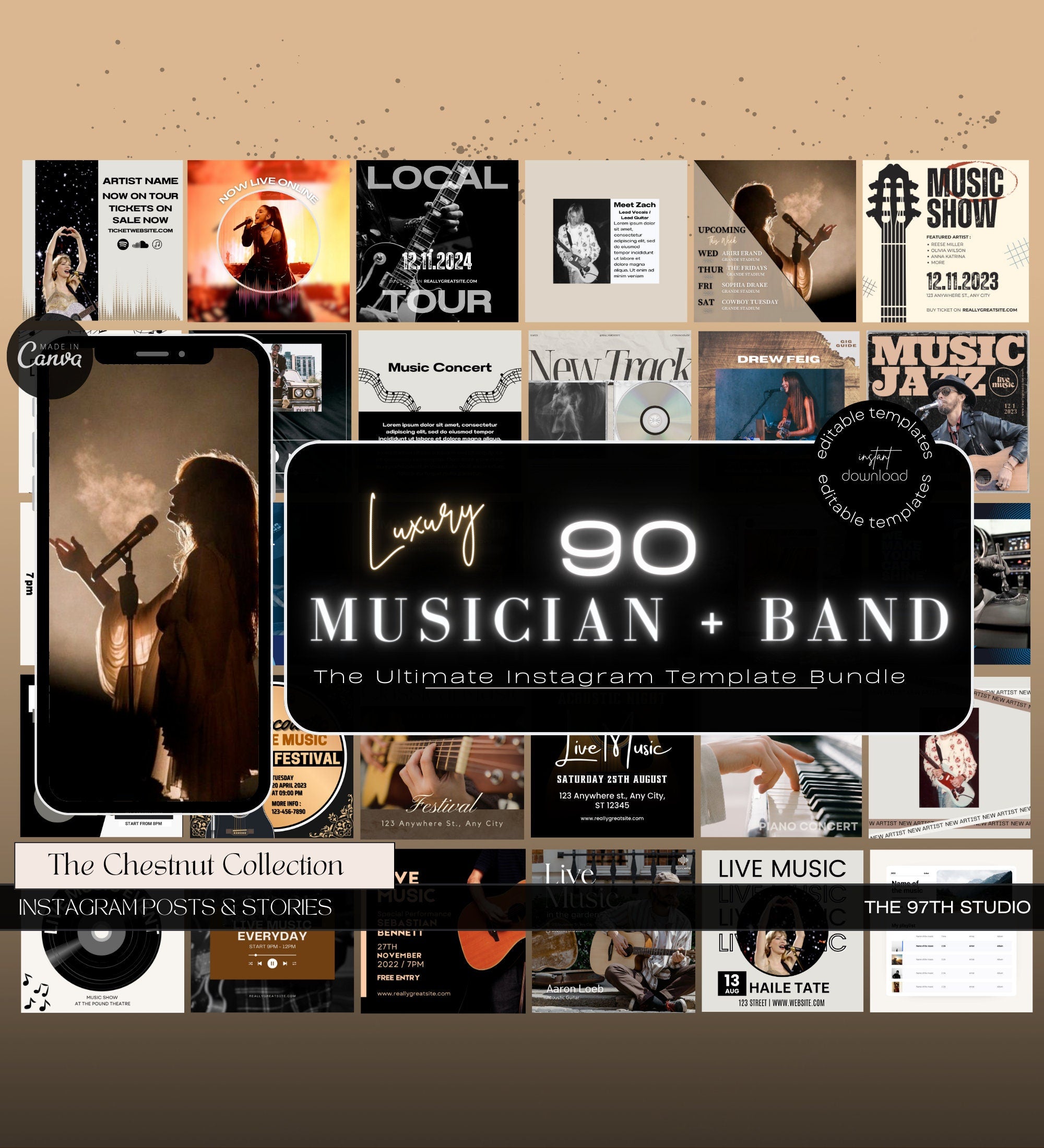 Musician Instagram Posts | Musician Digital Marketing | Musician Social Media | Musician Instagram | Artist Social Media | Band Instagram