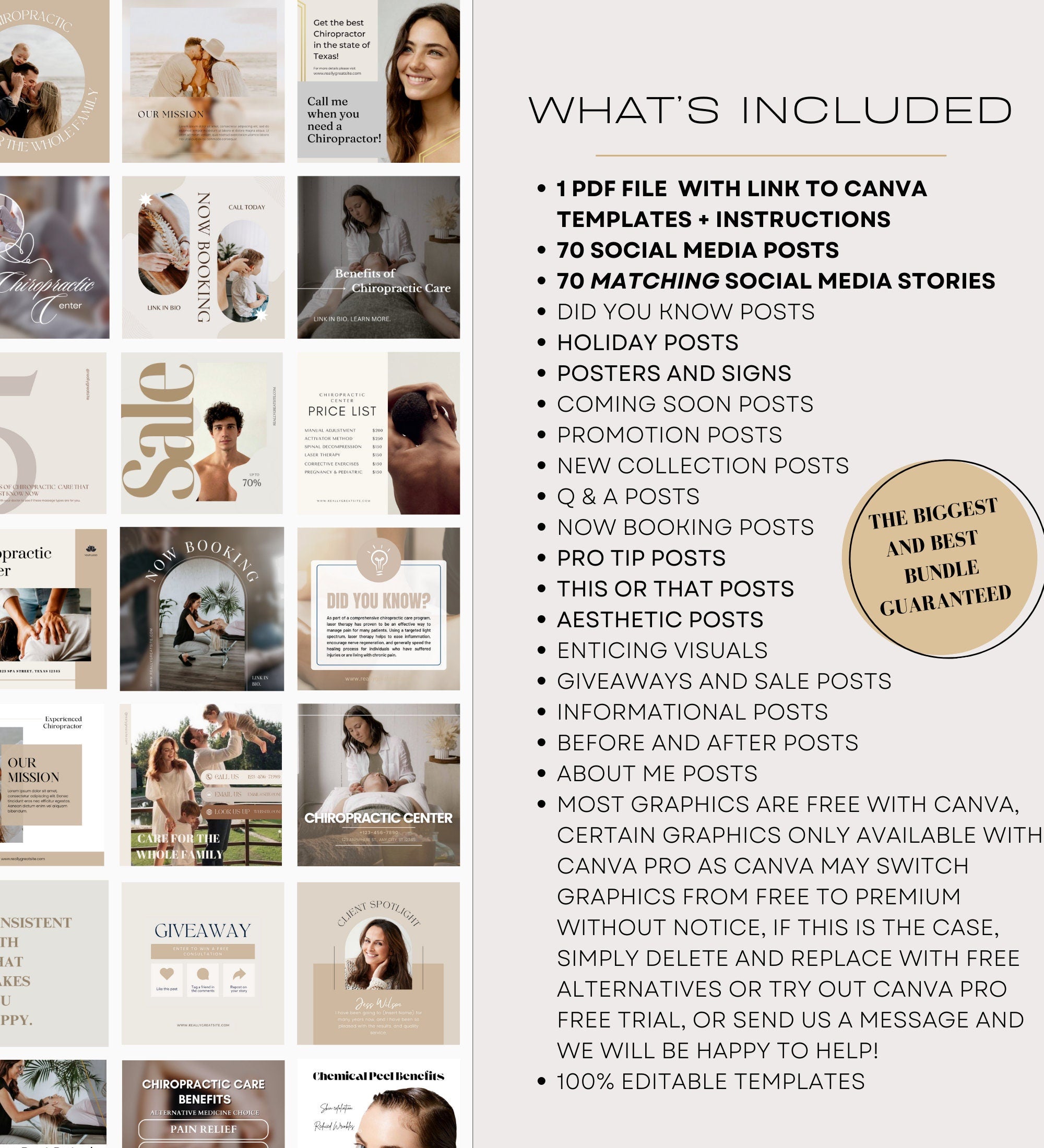 Chiropractor Instagram Posts | Chiropractor Digital Marketing | Social Media | Chiropractic Clinic Instagram | Social Media Instagram Posts