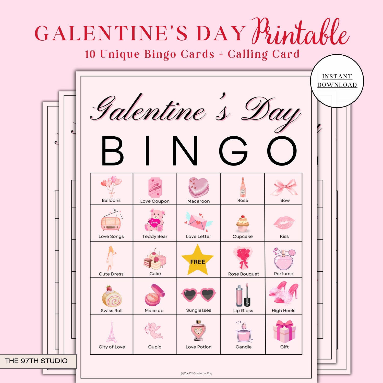 Galentines Day Games Printable Valentine's Day Party Ladies Night Game Ideas Girls Night Games Galentines Day Games Fun Office Party Games