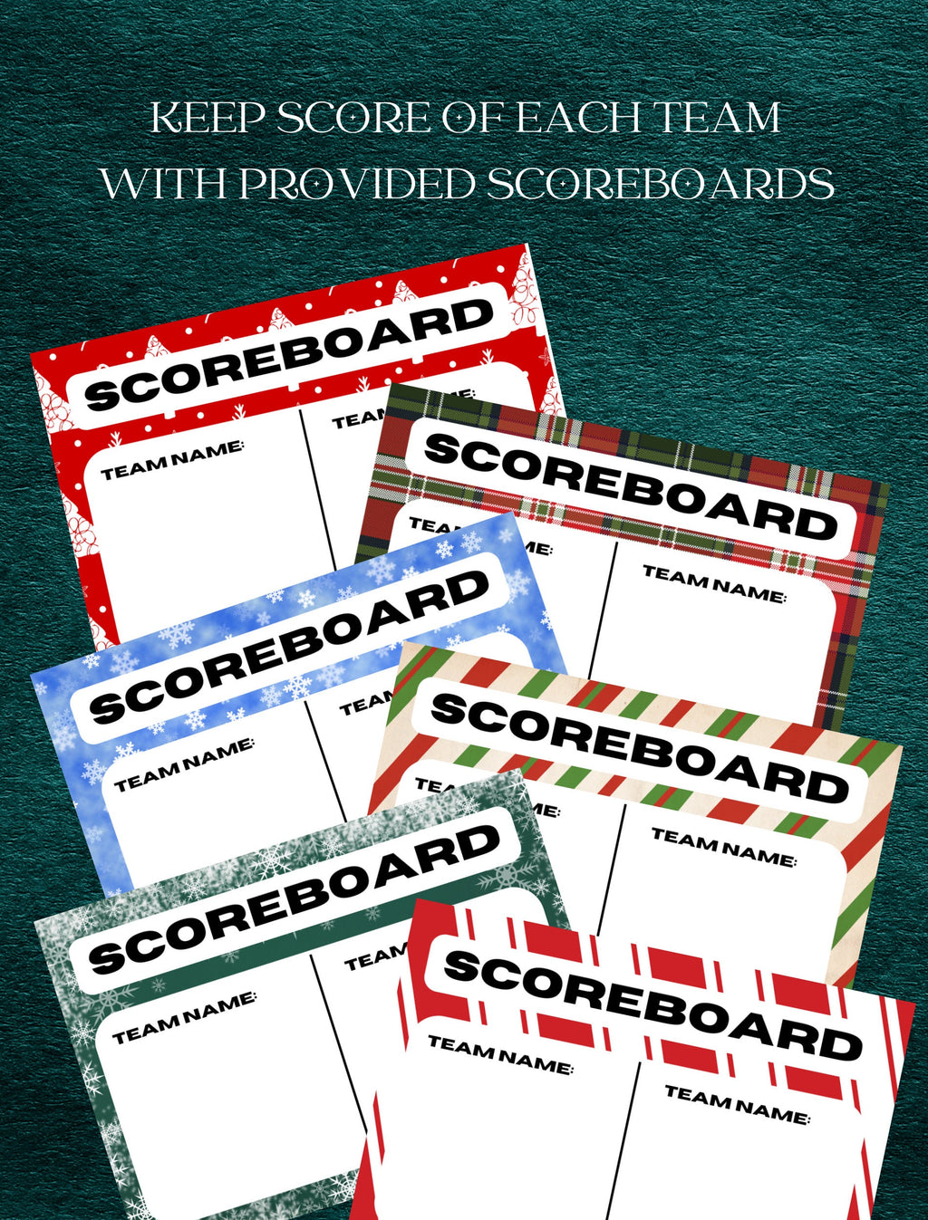 Christmas Family Feud Game | Christmas Printable Games | Christmas Family Games | Family Feud Christmas Game | Christmas Trivia | Party Game