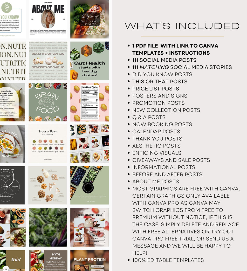 Nutritionist Instagram Posts | Digital Marketing | Health Coach | Dietician | Nutrition Coach Instagram | Health & Wellness Instagram Posts