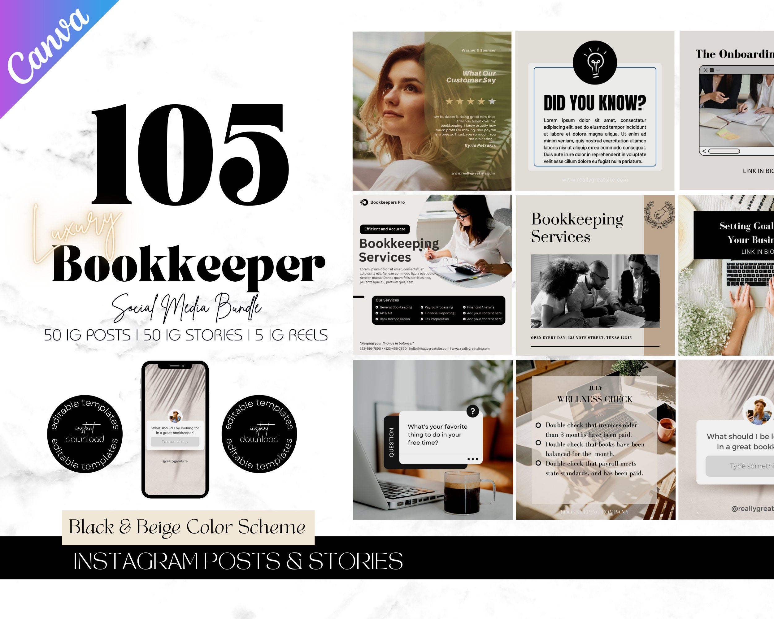105 Bookkeeper Instagram Posts