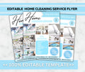 Cleaning Service Flyer, Housekeeping Business, Editable Canva Template