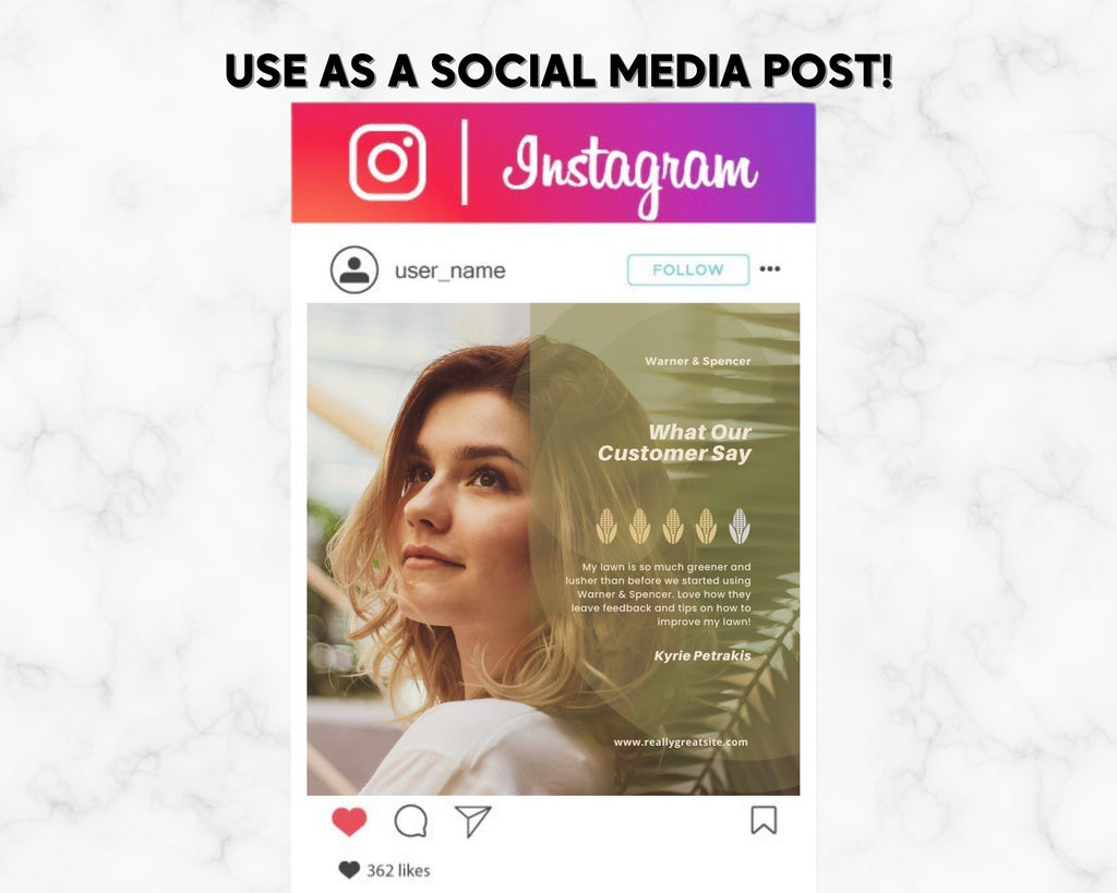 Lawn Care Social Media Templates | Landscaping Posts (Digital Download)