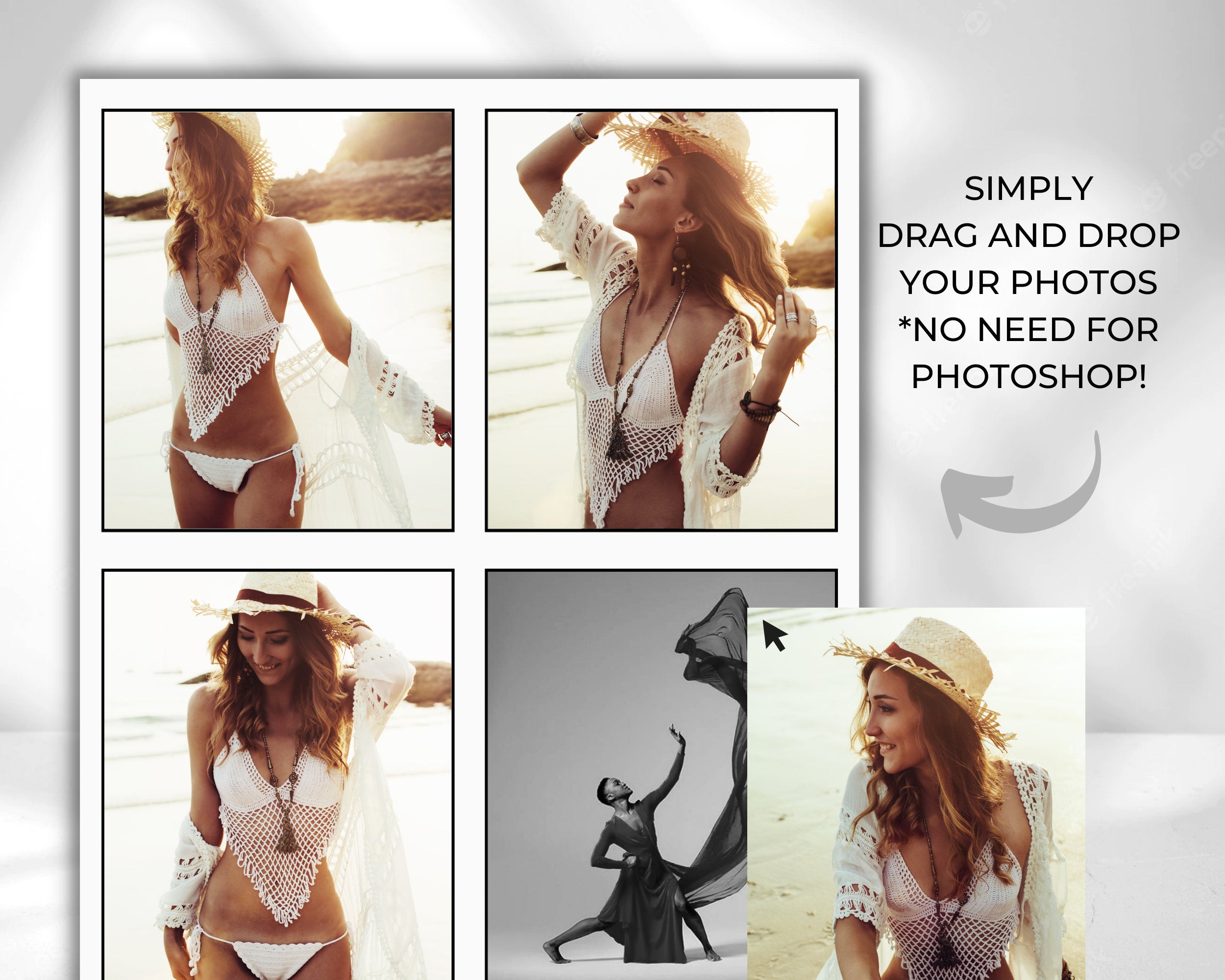 COMP CARD Template, Modeling Photocard, Zed Card for Models, Z Card, Fashion Resume Photo Card, Modeling Comp Card, Editable Canva Template