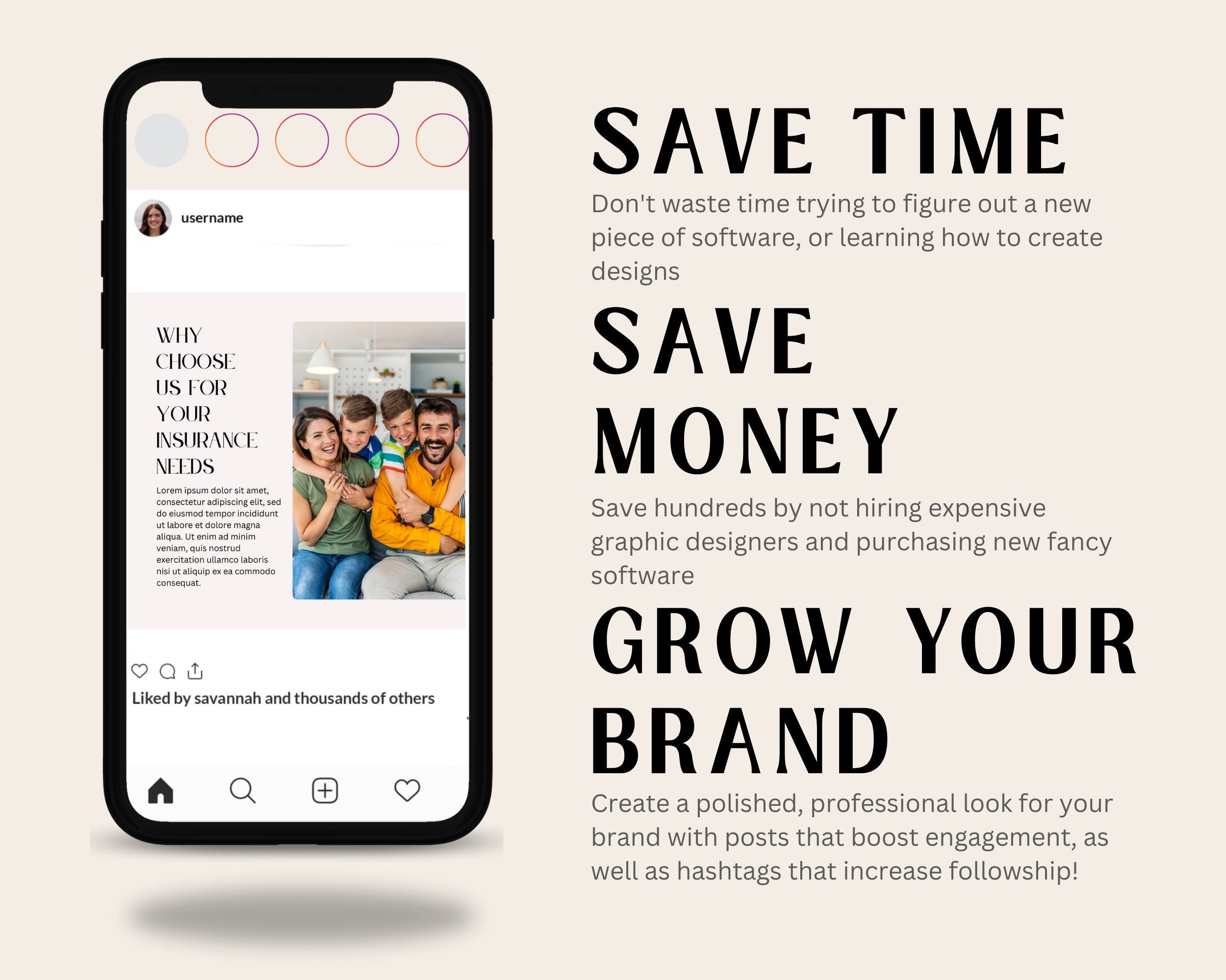 230 Insurance Agent Marketing Templates, Life Insurance Instagram Templates, Insurance Broker Editable Template,Insurance Agency Insta Posts