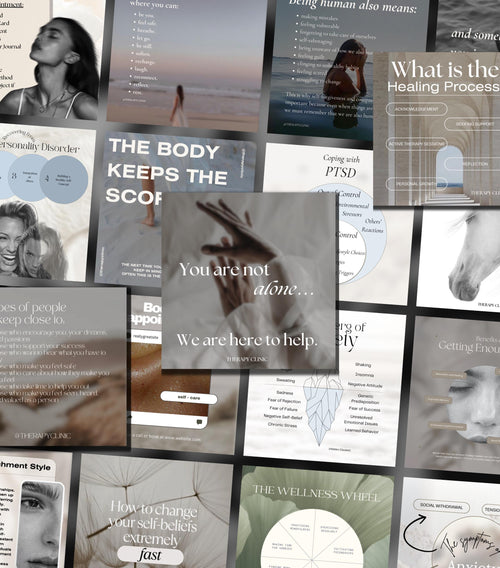 140 Therapist Instagram Templates