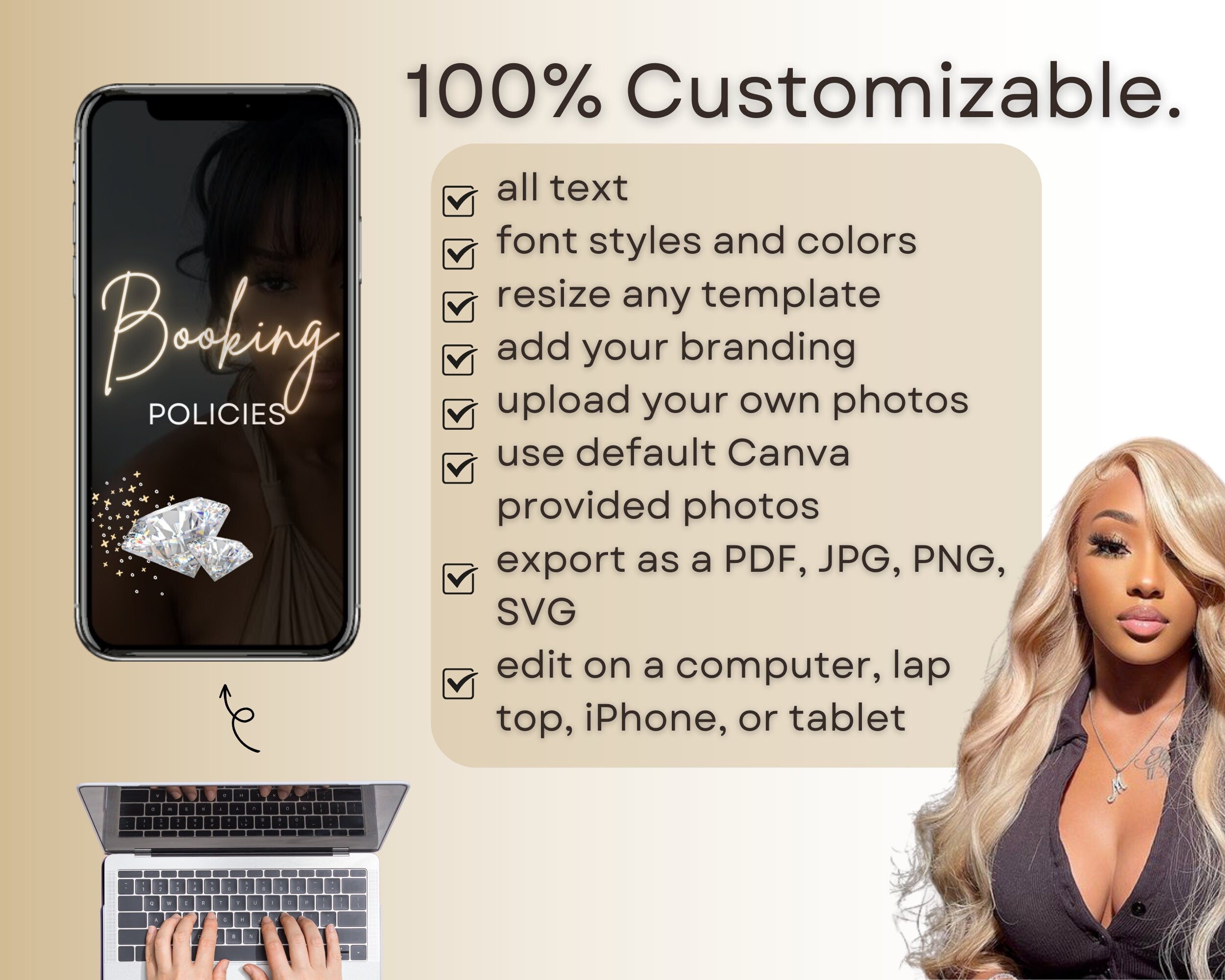 Acuity Scheduling Template BRAIDER, Hair Acuity Website Template, Acuity Website Banner, Editable Acuity Booking Template,Web Banner, Luxury
