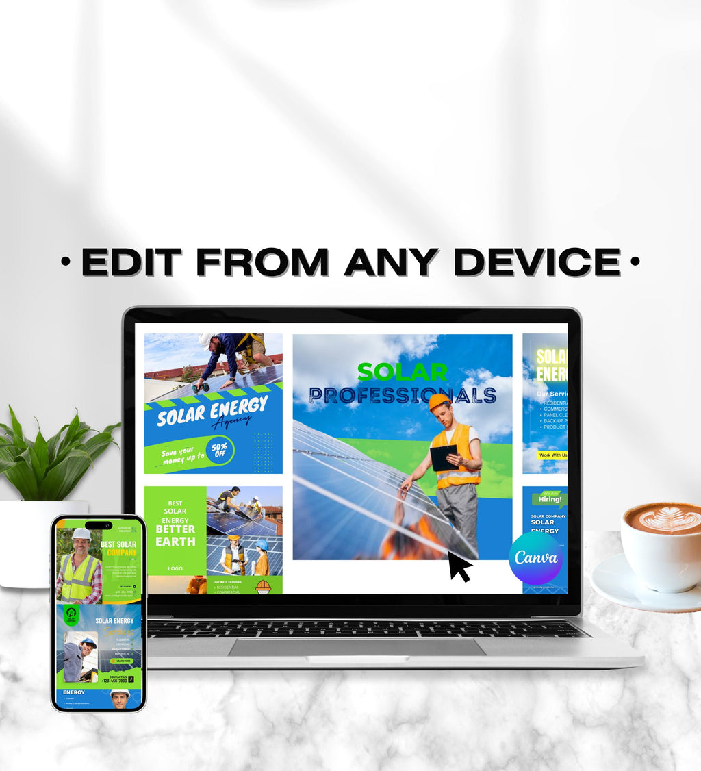 Solar Energy Company Instagram Template Posts | Solar Energy Business Marketing | Solar Energy Business | Solar Energy Instagram Posts