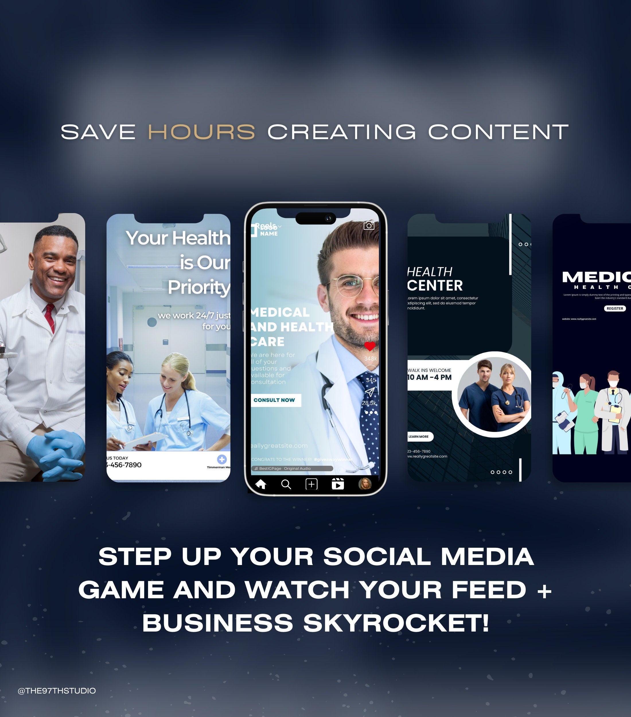 160 Medical Clinic and Hospital Instagram Templates
