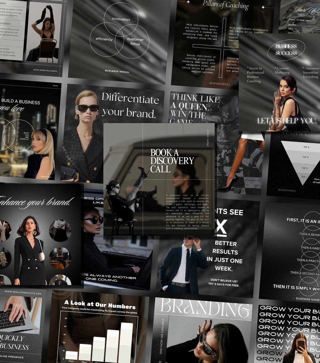 Business Coach Instagram Templates | Social Media Manager | Social Media Coaching | Business Coaching Instagram | Life Coach | Entrepreneur