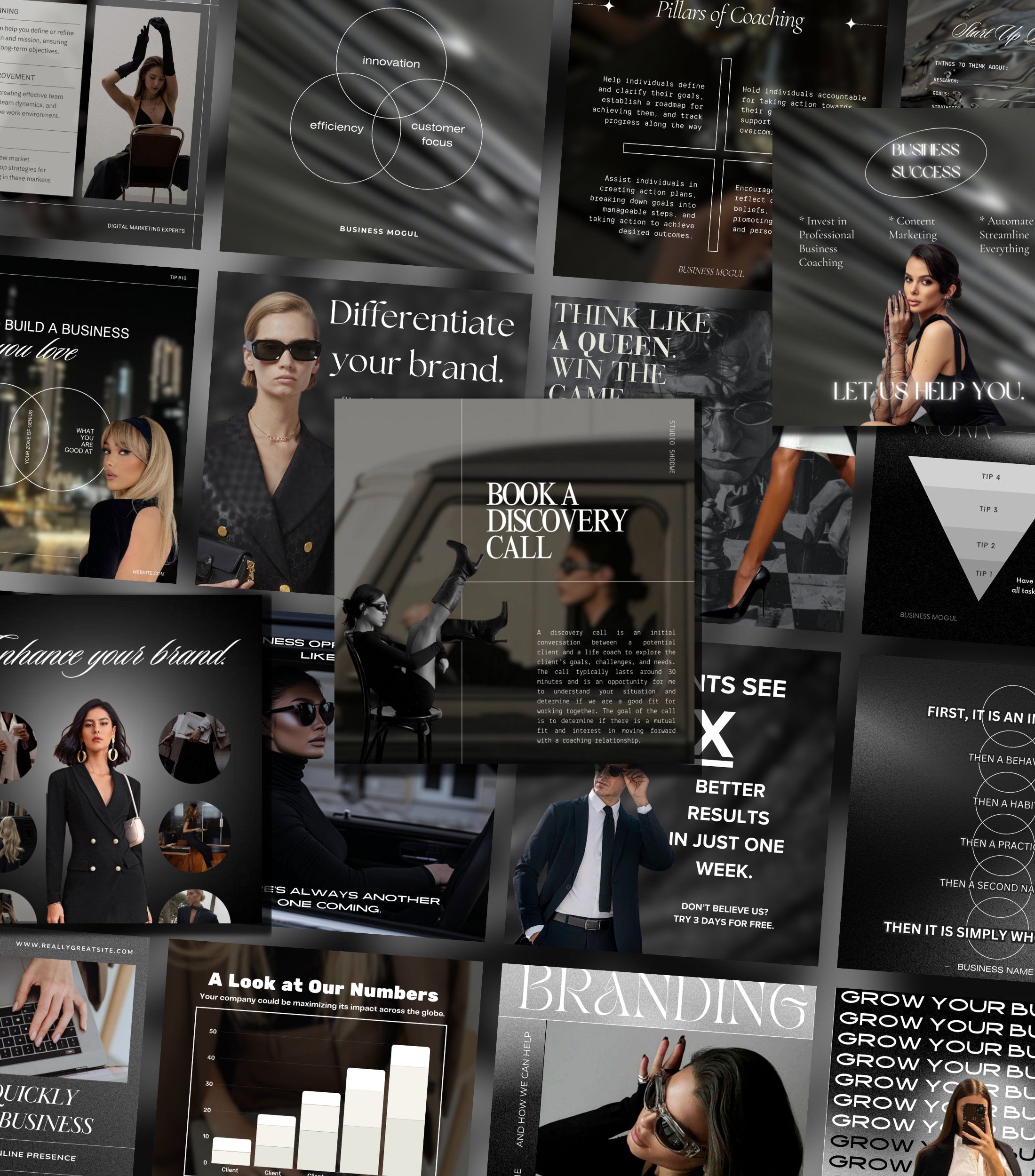 Business Coach Instagram Templates | Social Media Manager | Social Media Coaching | Business Coaching Instagram | Life Coach | Entrepreneur