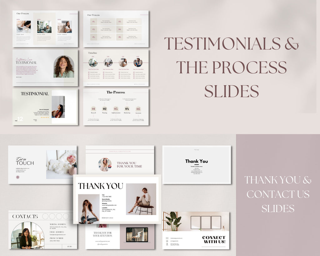 Webinar Slide Deck Canva Template, Pitch Deck Template, Course Slide Deck, Social Media Coach,  Coaching Webinar Template, Canva Slide Deck