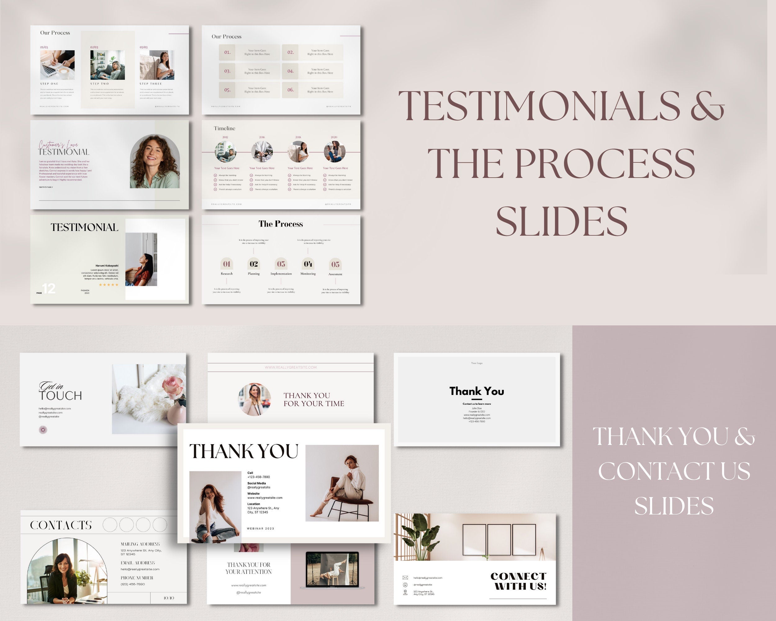 Webinar Slide Deck Canva Template, Pitch Deck Template, Course Slide Deck, Social Media Coach,  Coaching Webinar Template, Canva Slide Deck