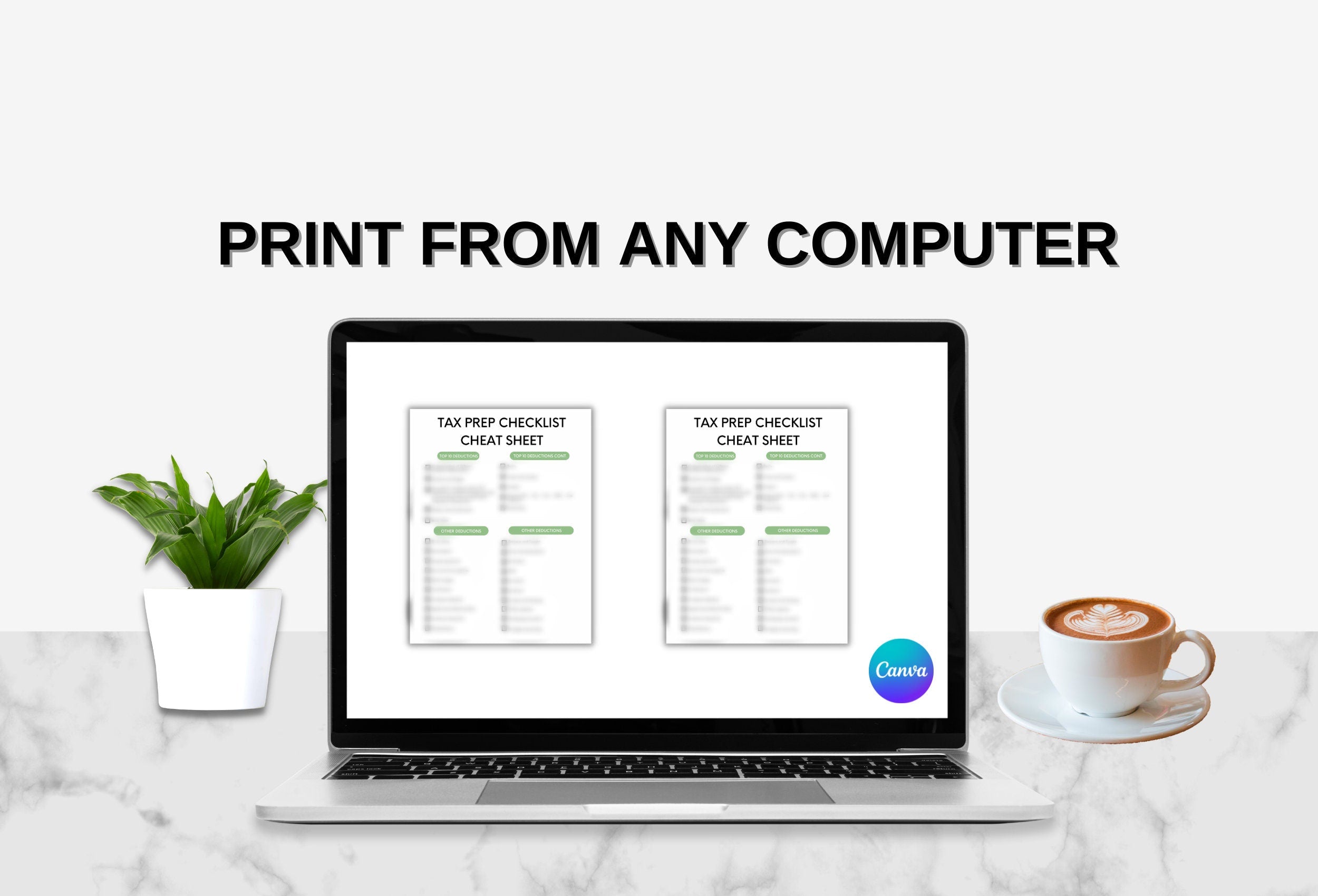 S Corporation Tax Prep Checklist, Printable Tracker (PDF)