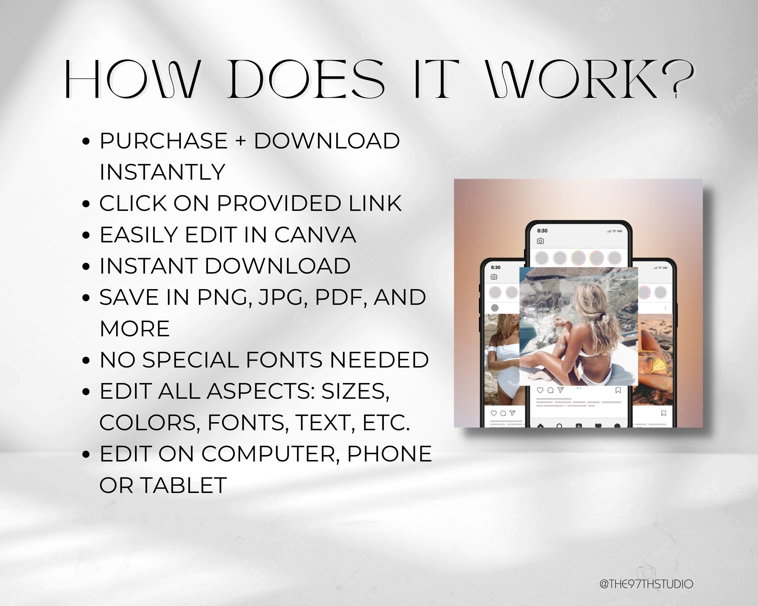 Laser Hair Removal Templates for Instagram | Laser Hair Removal post Social Media | Medspa Instagram Templates