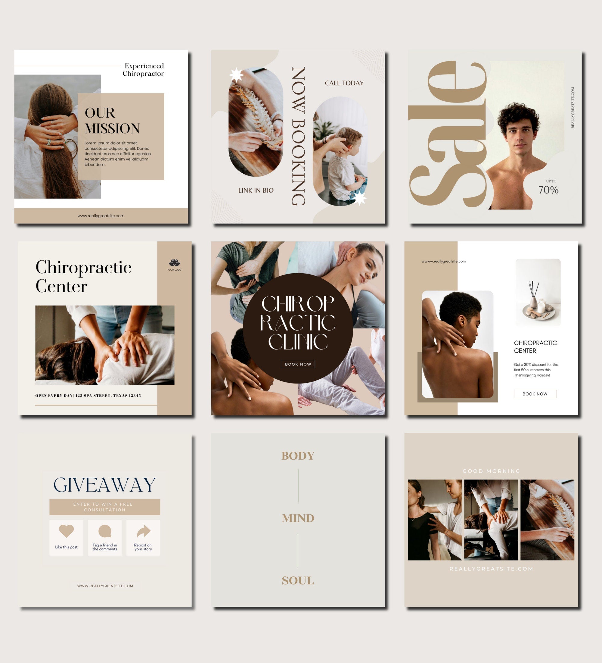 Chiropractor Instagram Posts | Chiropractor Digital Marketing | Social Media | Chiropractic Clinic Instagram | Social Media Instagram Posts
