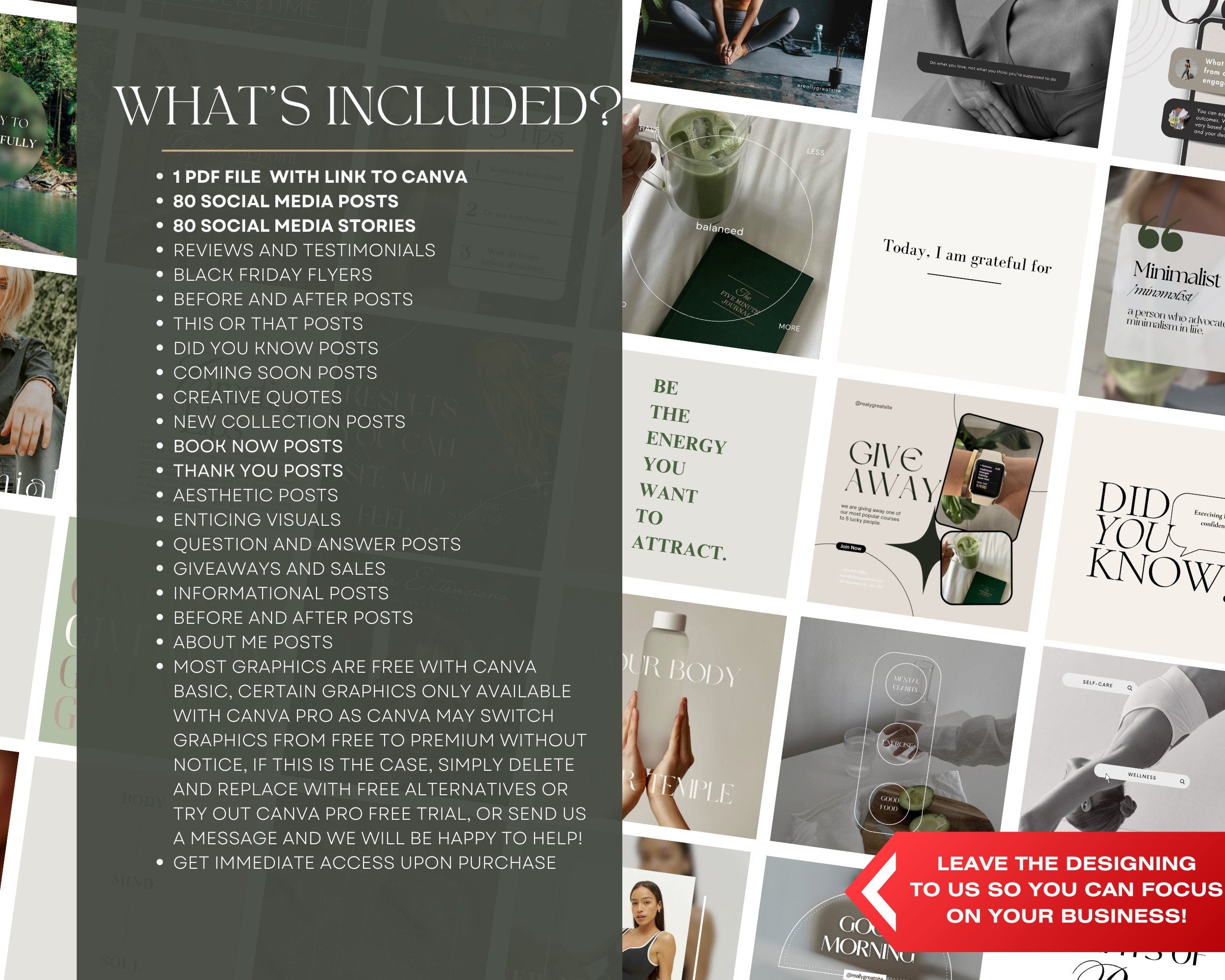 160 Wellbeing Coach Marketing Templates
