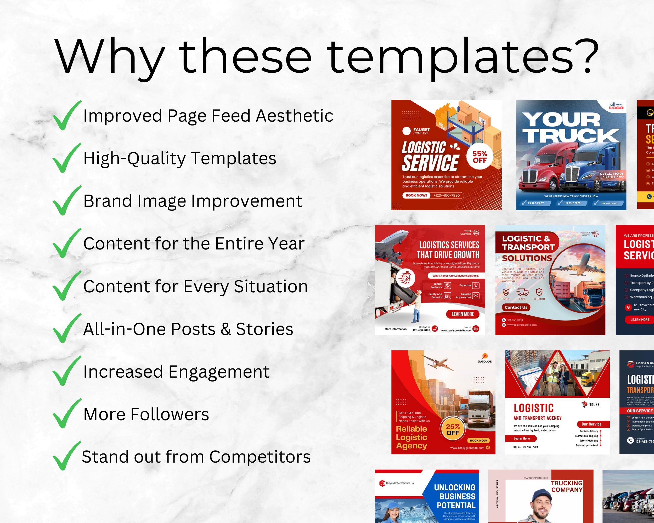 Logistics and Trucking Instagram Templates, Dispatch Flyer, Truck Dispatch Instagram, Freight Dispatch, Trucking Dispatch, Dispatch Business