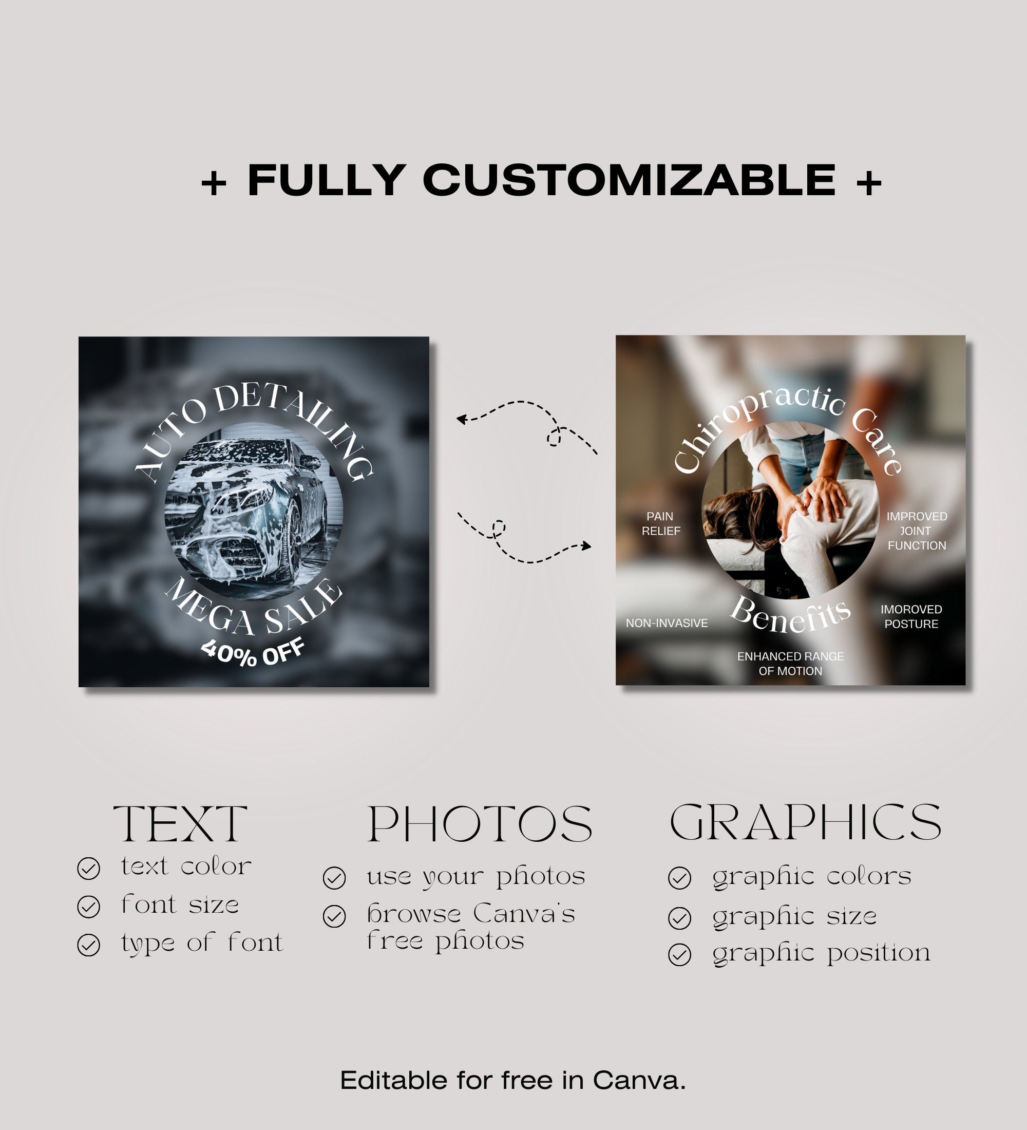 Auto Detailing Marketing | Auto Detailing Posts | Mechanic Social Media | Automotive | Auto Detailing Instagram Posts |Auto Repair Templates
