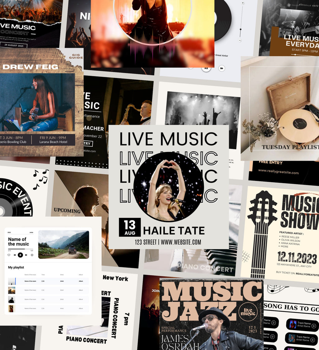 Musician Instagram Posts | Musician Digital Marketing | Musician Social Media | Musician Instagram | Artist Social Media | Band Instagram