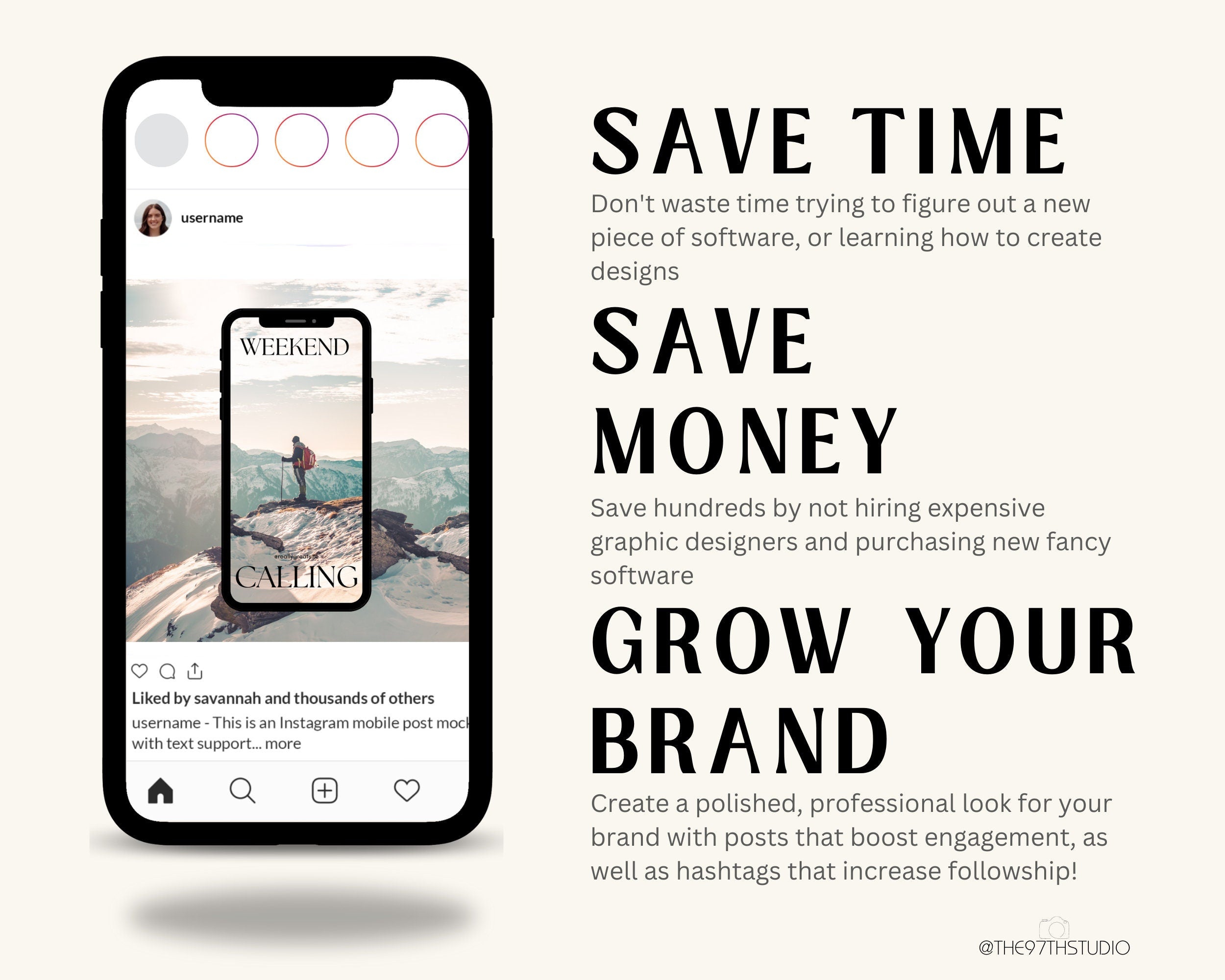 100 TRAVEL Instagram Templates | Travel Agent Instagram Post | Travel Blogger Templates | Travel Influencer Instagram | Vacation Templates