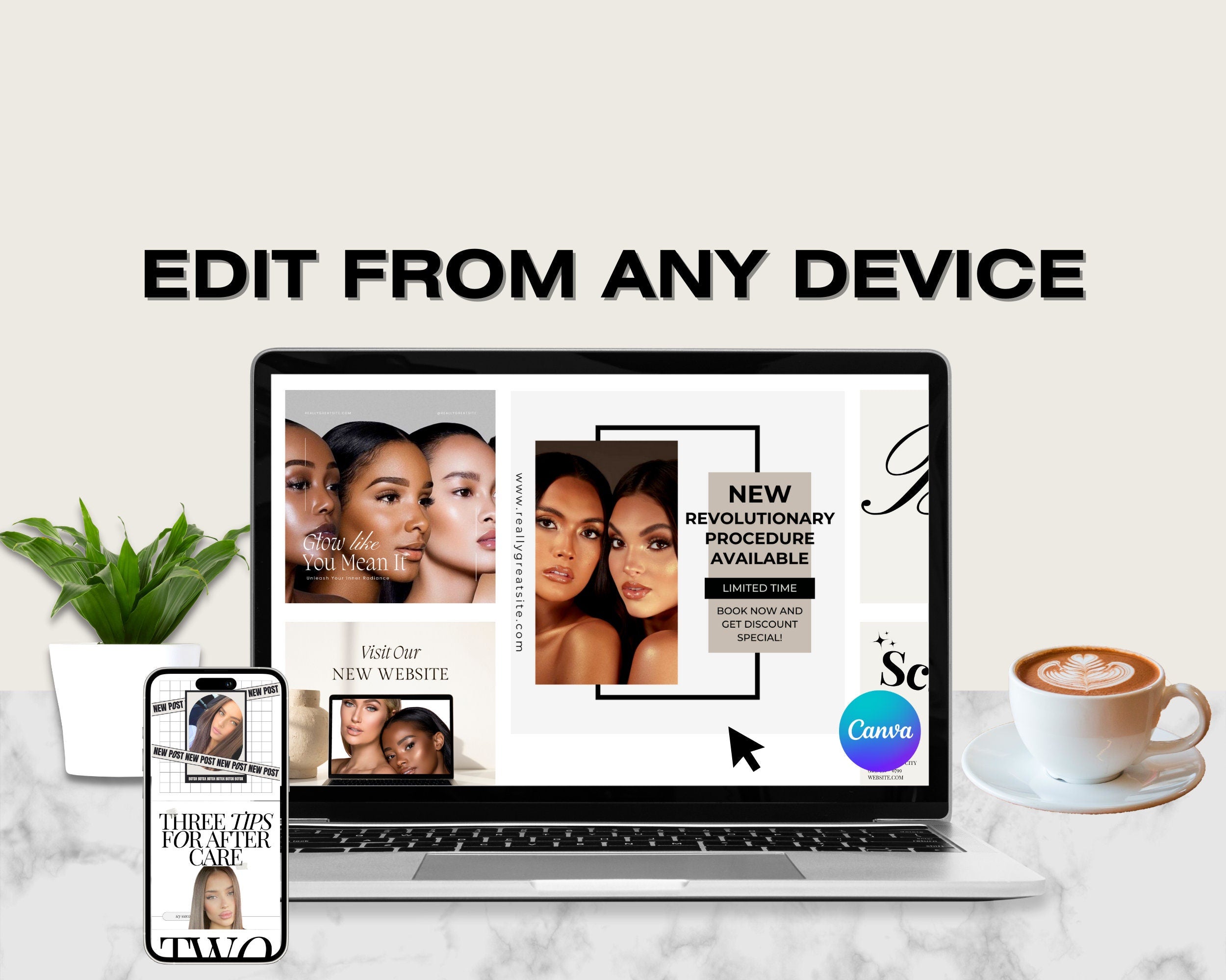 410 Botox and Filler Canva Template, Skincare Instagram templates, Nurse Injector Templates, Botox Templates, Medspa Templates,Branding Kit