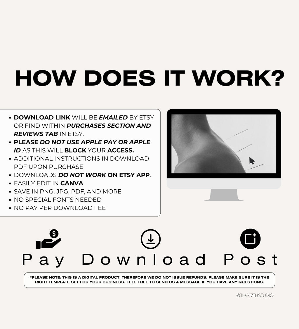 120 Acupuncture Instagram Post Templates | Canva Social Media (Digital Download)