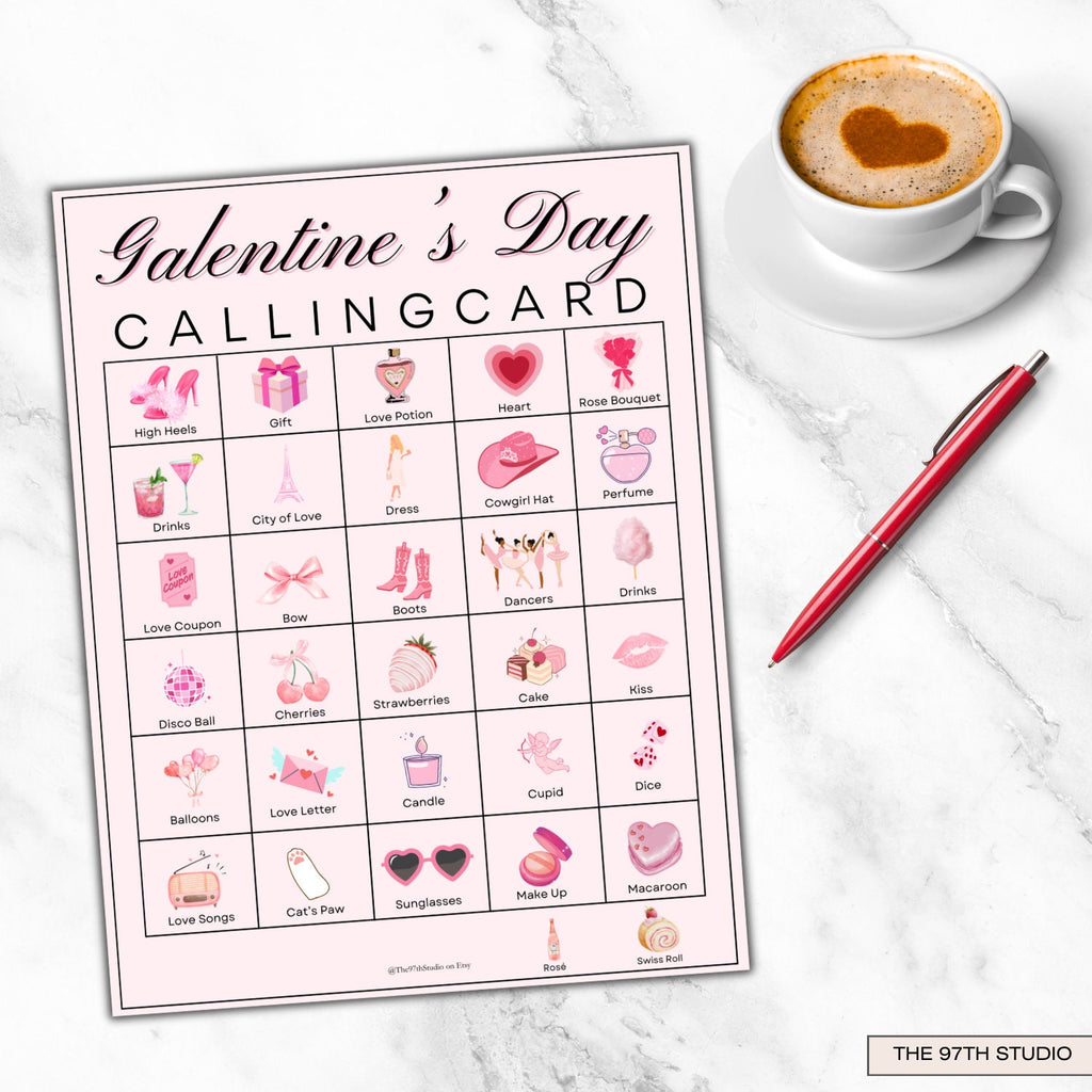 Galentines Day Games Printable Valentine's Day Party Ladies Night Game Ideas Girls Night Games Galentines Day Games Fun Office Party Games