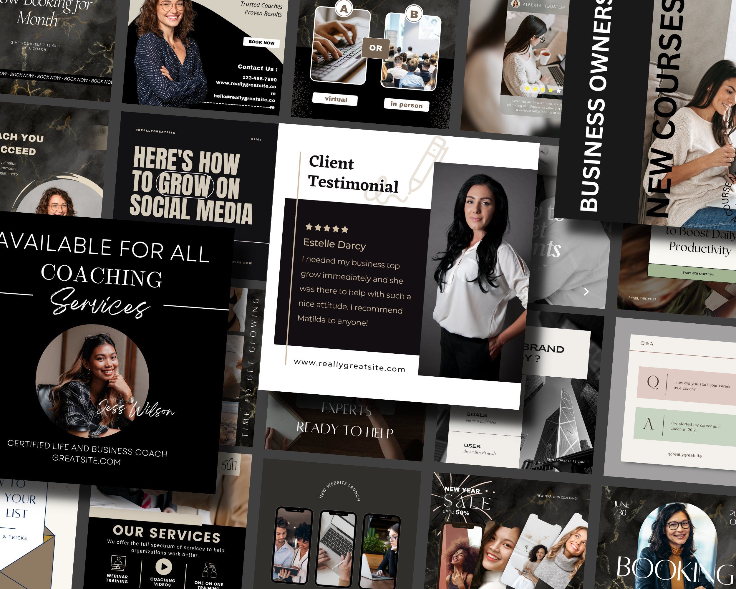 280 Coach Marketing Instagram Templates