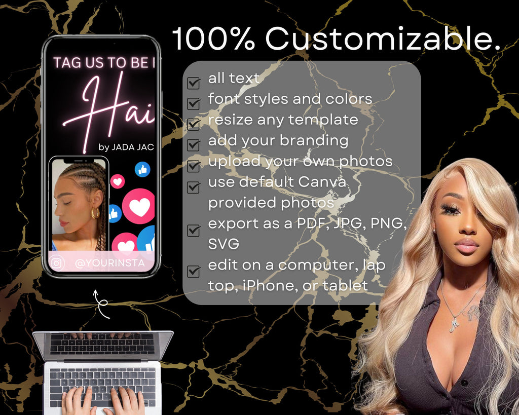 Acuity Scheduling Template HAIRSTYLIST, Hair Acuity Website Template, Acuity Website Banner, Acuity Booking Template,Web Banner, Luxury Site