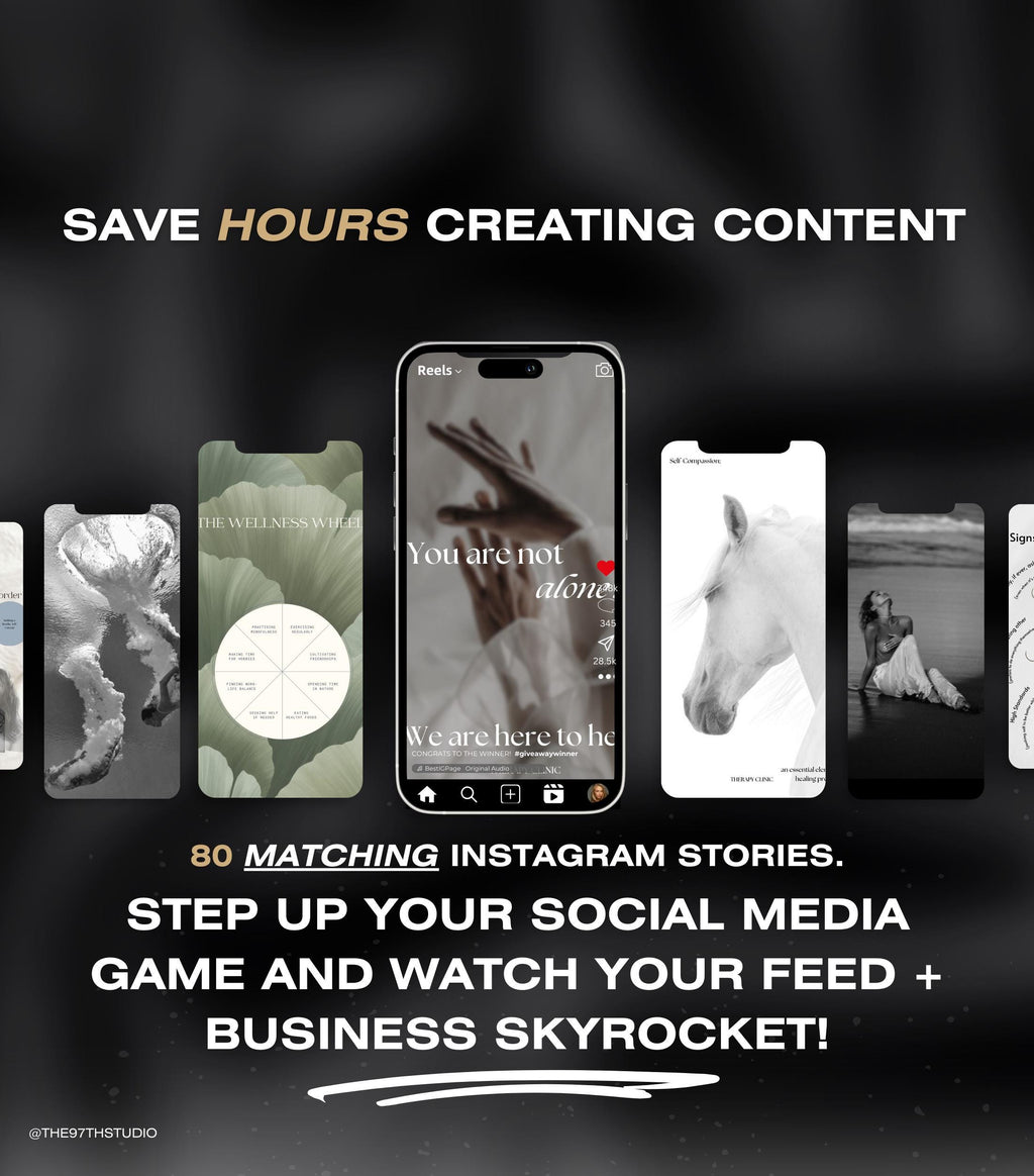140 Therapist Instagram Templates | Mental Health Instagram Templates | Psychologist Posts | Counseling IG Posts | Social Media Marketing