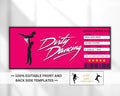 EDITABLE Dirty Dancing Broadway Surprise Ticket, Dirty Dancing Musical Collectible Theater Ticket, Musical Theatre Event Souvenir Ticket DIY