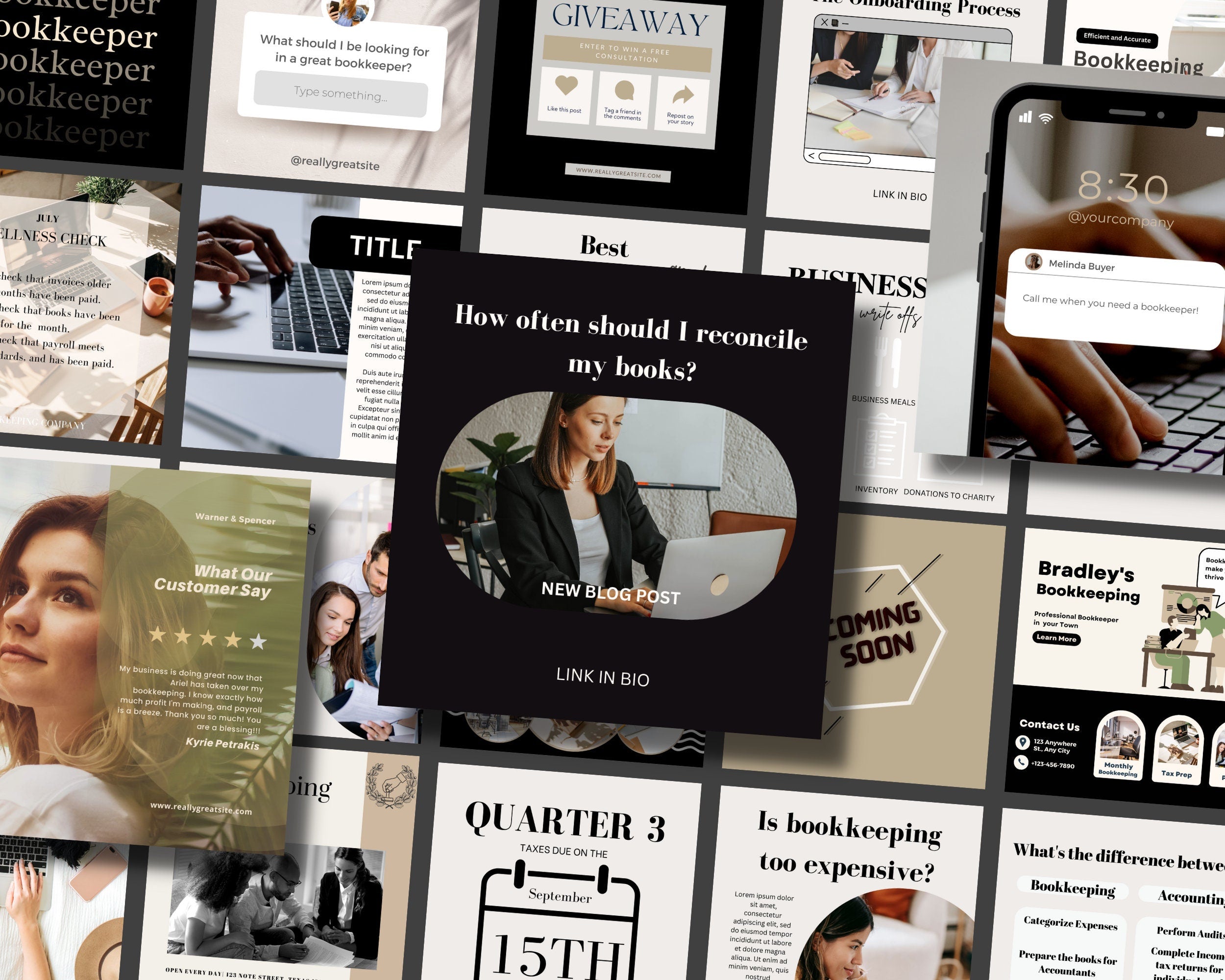 105 Bookkeeper Instagram Posts