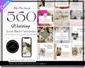 Wedding Planner Instagram Templates, Social Media Bundle (Canva)